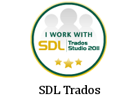 I work with SDL Trados Studio 2011.